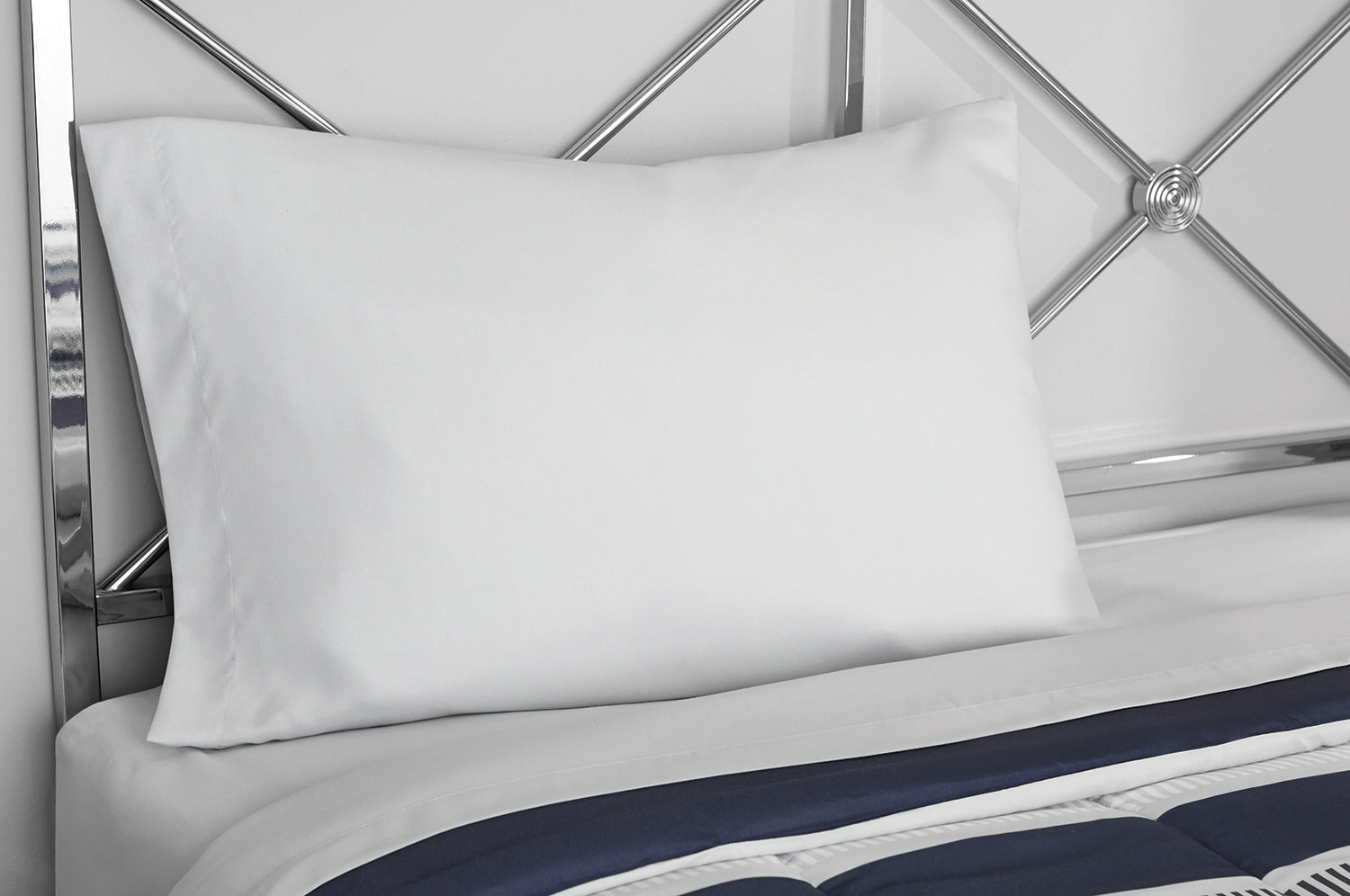 Red and White Stripe 8-Piece Bedding Set, Coordinating Bed in a Bag