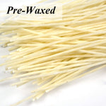 100 Piece 6 inch Candle Wicks for Making Pre Waxed DIY Cotton Wick with Tabs