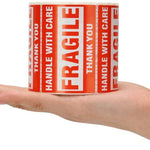 1 Roll 500 2" x 3" Inches FRAGILE HANDLE WITH CARE THANK YOU Stickers Labels