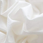 Luxurious Ultra-Soft White Pom-Fringe Duvet Cover King, Full / Queen, Twin Size
