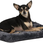 MidWest Quiet Time Fleece Dog Crate Mat, Dog Bed