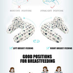Miracle Baby Nursing Pillow & Positioner - Breastfeeding Nursing Pillow, U Shape Nursing and Infant Support Pillow