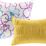 Olivia Vibrant Floral Microfiber Teen Bedding, Girls 5-Piece Comforter Set By Intelligent Design