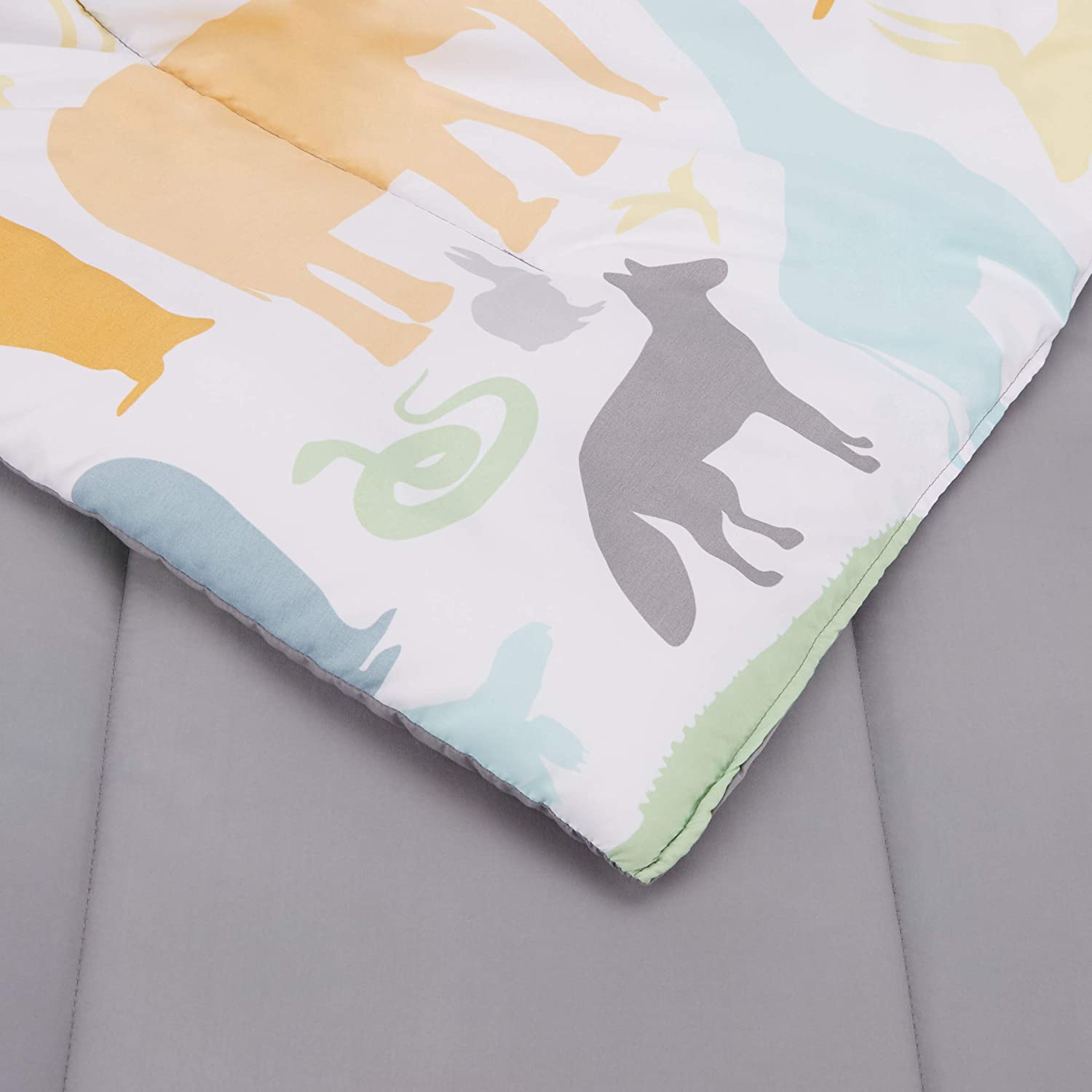 Kids Animal Safari Super Soft Microfiber 7-Piece Bedding Set