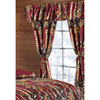 Regal Comfort The Woods Burgundy Red Camouflage 5-Piece Curtain Set Hunters, Cabin or Rustic Lodge