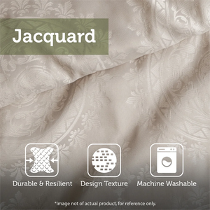 Madison Park Red Blaine Bedding 7-Piece Jacquard Comforter Set