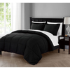 Luxurious Black & White Ultra Soft Down Alternative 7-Piece Comforter Set