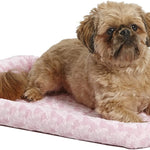 MidWest Quiet Time Fleece Dog Crate Mat, Dog Bed