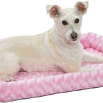 MidWest Quiet Time Fleece Dog Crate Mat, Dog Bed