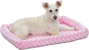 MidWest Quiet Time Fleece Dog Crate Mat, Dog Bed