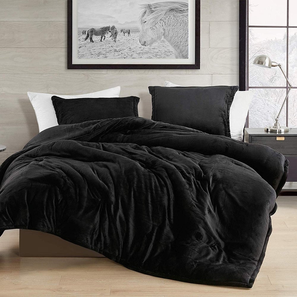 Black Touchy Feely Coma Inducer Oversized Comforter