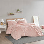 Malea Soft Plush Shaggy Faux Fur Comforter Set