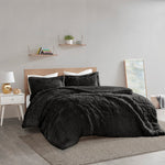 Malea Soft Plush Shaggy Faux Fur Comforter Set