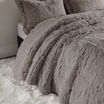 Malea Soft Plush Shaggy Faux Fur Comforter Set