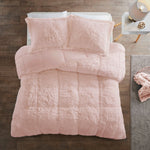 Malea Soft Plush Shaggy Faux Fur Comforter Set