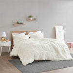 Malea Soft Plush Shaggy Faux Fur Comforter Set