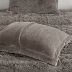 Malea Soft Plush Shaggy Faux Fur Comforter Set