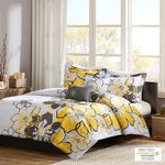 Mackenzie Comforter Set, Yellow Coordinating Bedding Set By Mi Zone