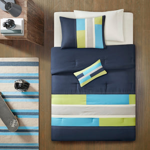 Mi Zone Switch Casual Stripe Comforter Set