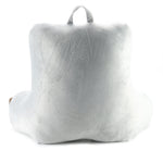 Plush Micro Mink Bed Rest Backrest Pillow with Pocket