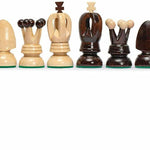 Wooden Chess Set Royal 30 Folding Hand Carved Crafted Pieces Vintage Board Game