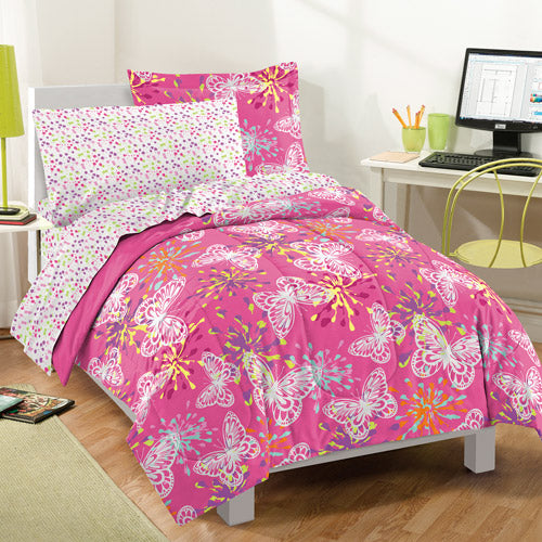 Dream Factory Butterfly Party Bedding Comforter Set