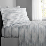 Modern Grey and Teal 8-Piece Bedding Set, Girls Fun Bold Comforter Set