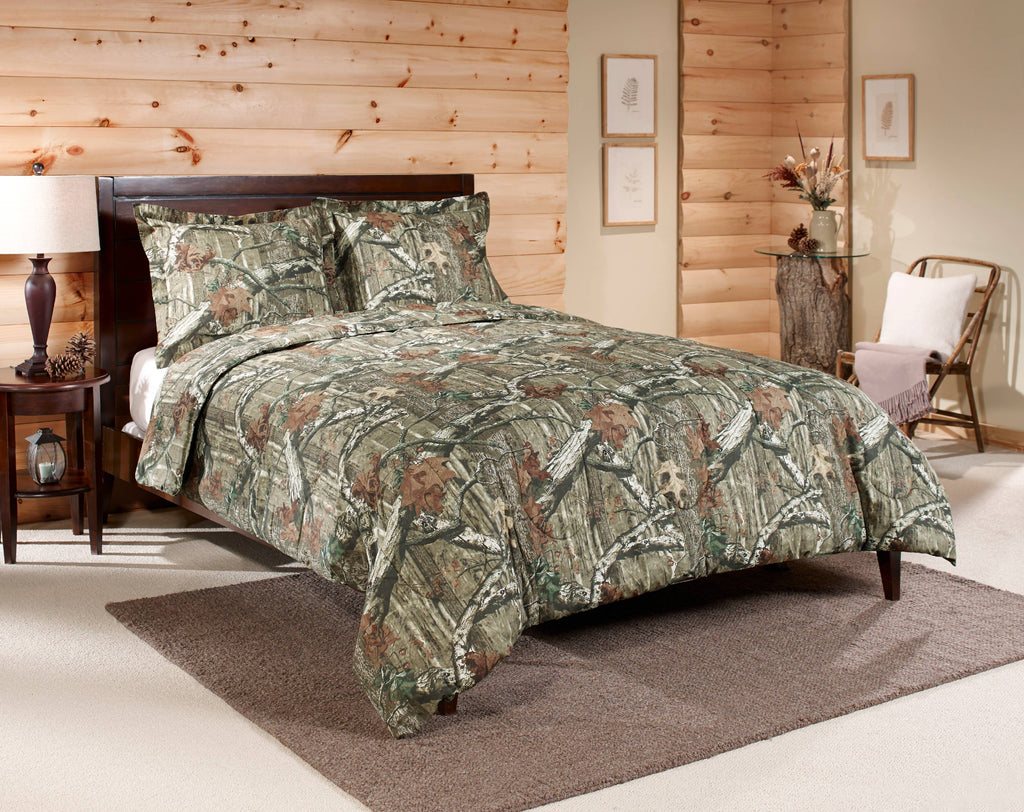 Mossy Oak, Camo Bedding 3-Piece Infinity Camouflage Comforter Set