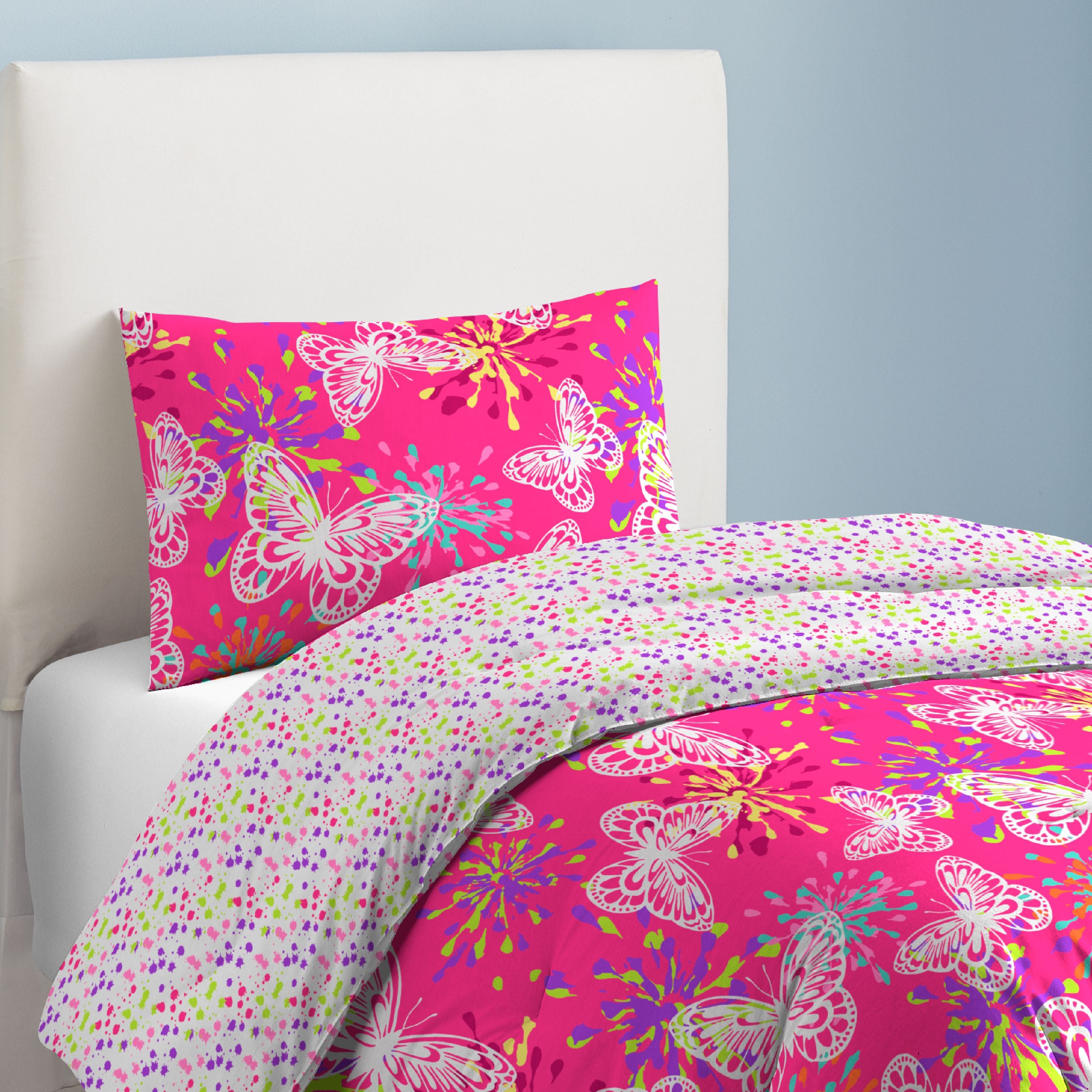 Dream Factory Butterfly Party Bedding Comforter Set